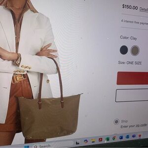 Brand New Lauren Ralph Lauren Tote Bag